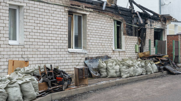 Professional Soot Cleanup technician working in Bethel, MN